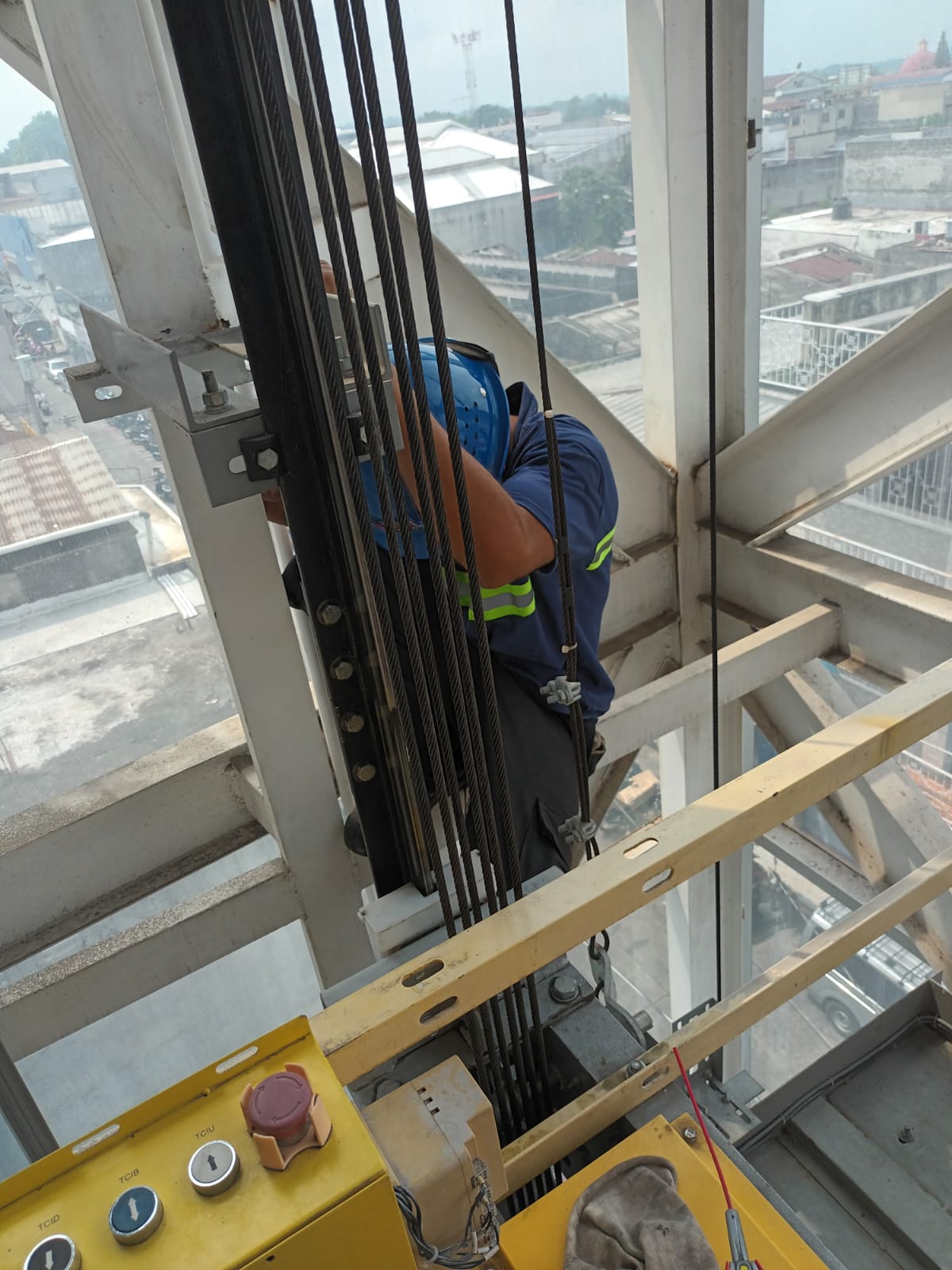 Instalación de elevador en hueco